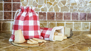 Conserva Formaggio Quadretti Grandi Rosso/Bianchi